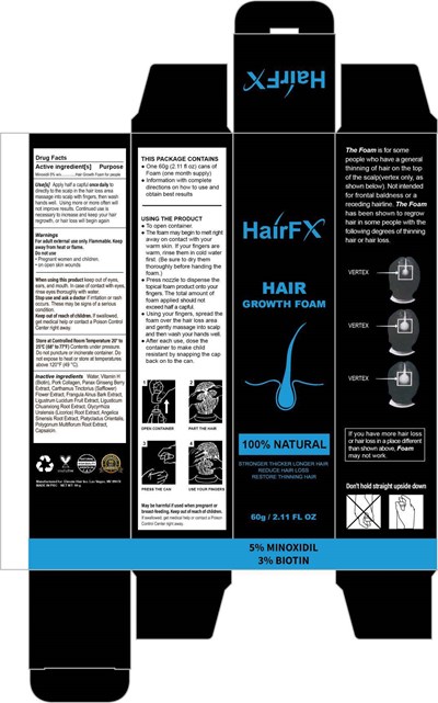 HAIRFX HAIR GROWTH FOAM.jpg 60g - HAIRFX HAIR GROWTH FOAM
